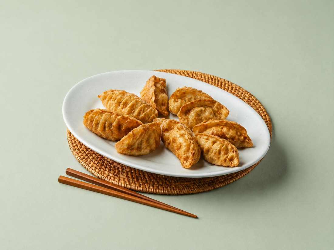 육즙 팡팡 수제 군만두 (Handmade Crispy Fried Dumplings) — 삼신 가로수길점 메뉴 — 가로수길 chinese restaurant (韓国料理 · 美食)