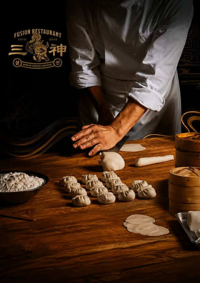 대나무 찜통에 담긴 딤섬 — 삼신 가로수길점 — 서울 강남 신사동 가로수길 chinese restaurant (韓国料理 · 美食)