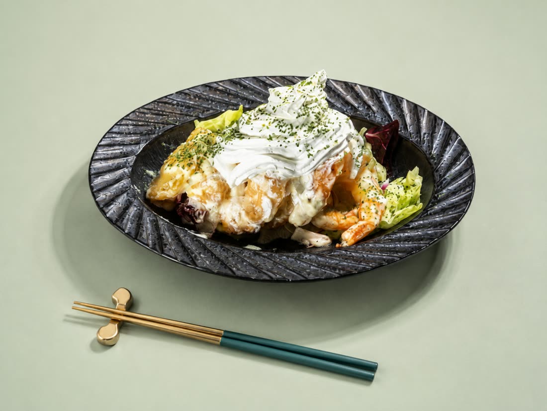 홋카이도 우유 크림 새우 (Shrimp with Hokkaido Milk Cream Sauce) — 삼신 가로수길점 메뉴 — 가로수길 chinese restaurant (韓国料理 · 美食)