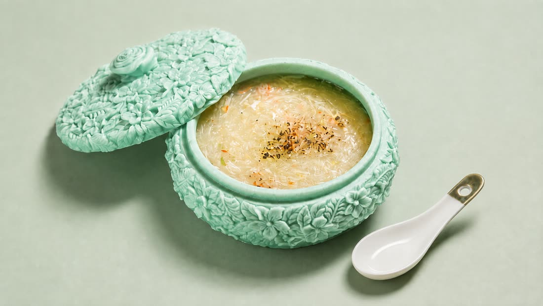 속초 대게살 수프 (Sokcho Snow Crab Soup) — 삼신 가로수길점 메뉴 — 가로수길 chinese restaurant (韓国料理 · 美食)